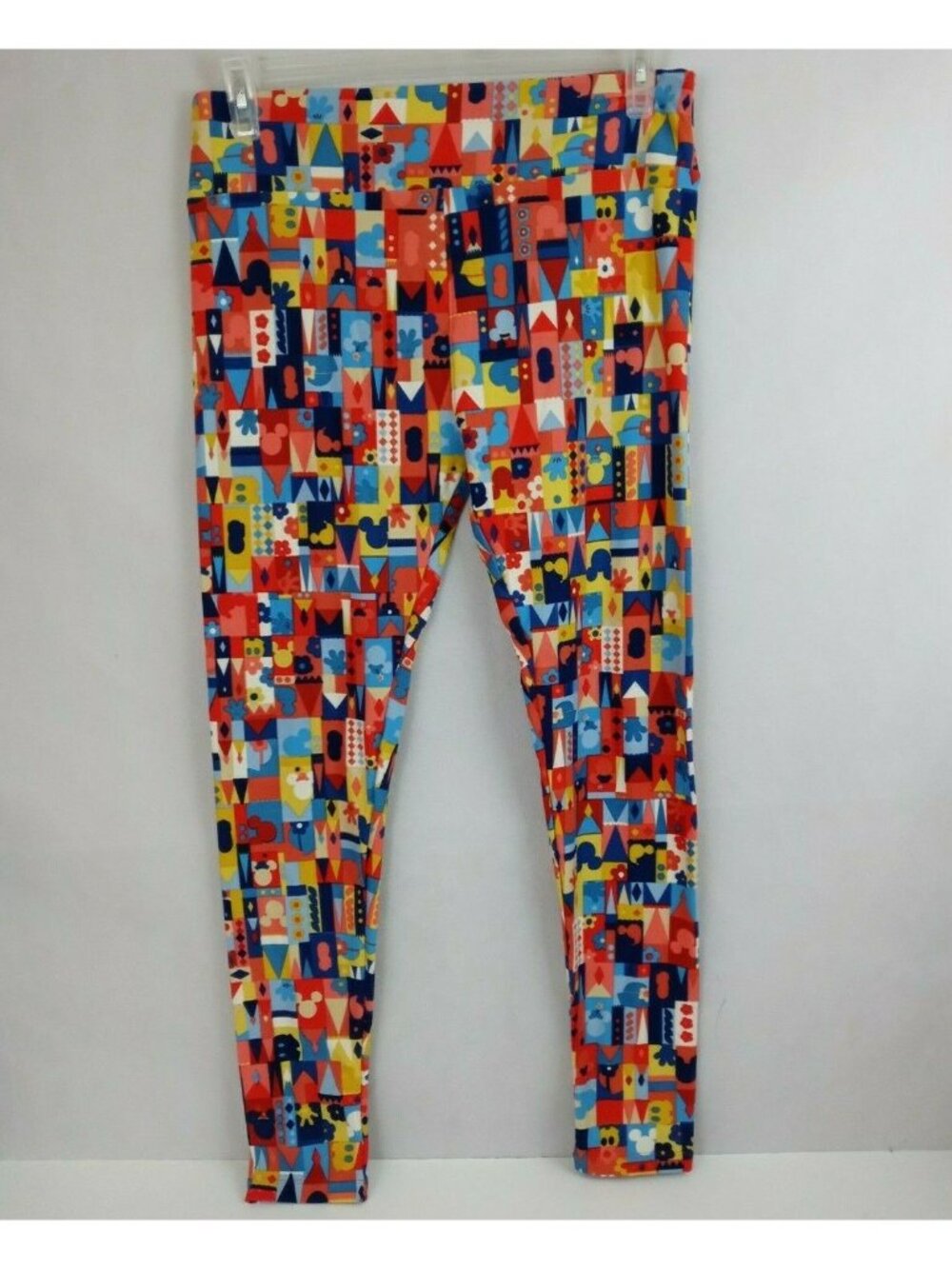 New LuLaRoe Tall & Curvy Leggings With Mickey & Minnie Mouse Abstract Designs